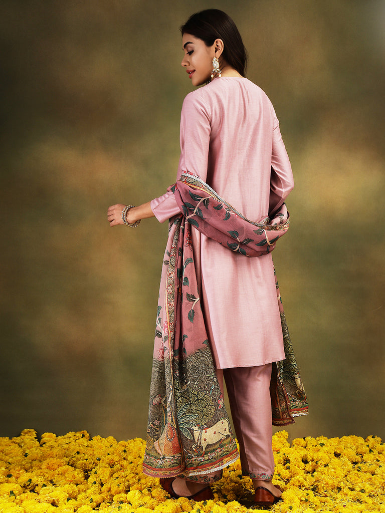 TARA- PINK 3 PIECE SUIT SET Ethnics Sets stylefables   