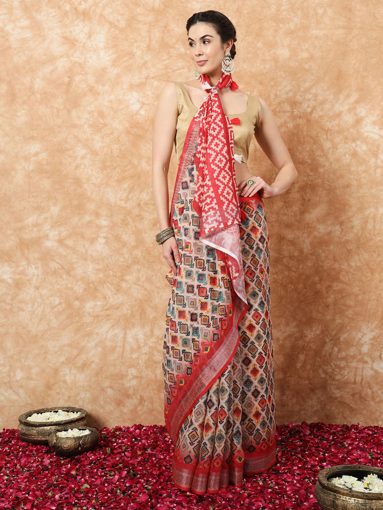 REETI- LINEN SAREE Linen Saree stylefables   