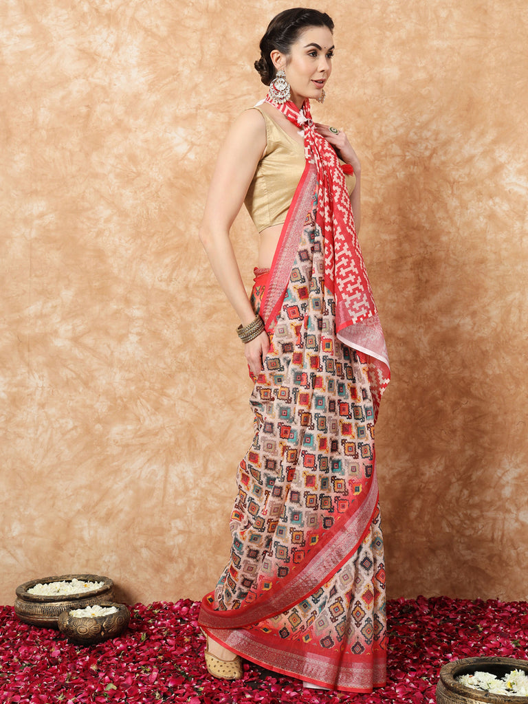 REETI- LINEN SAREE Linen Saree stylefables   