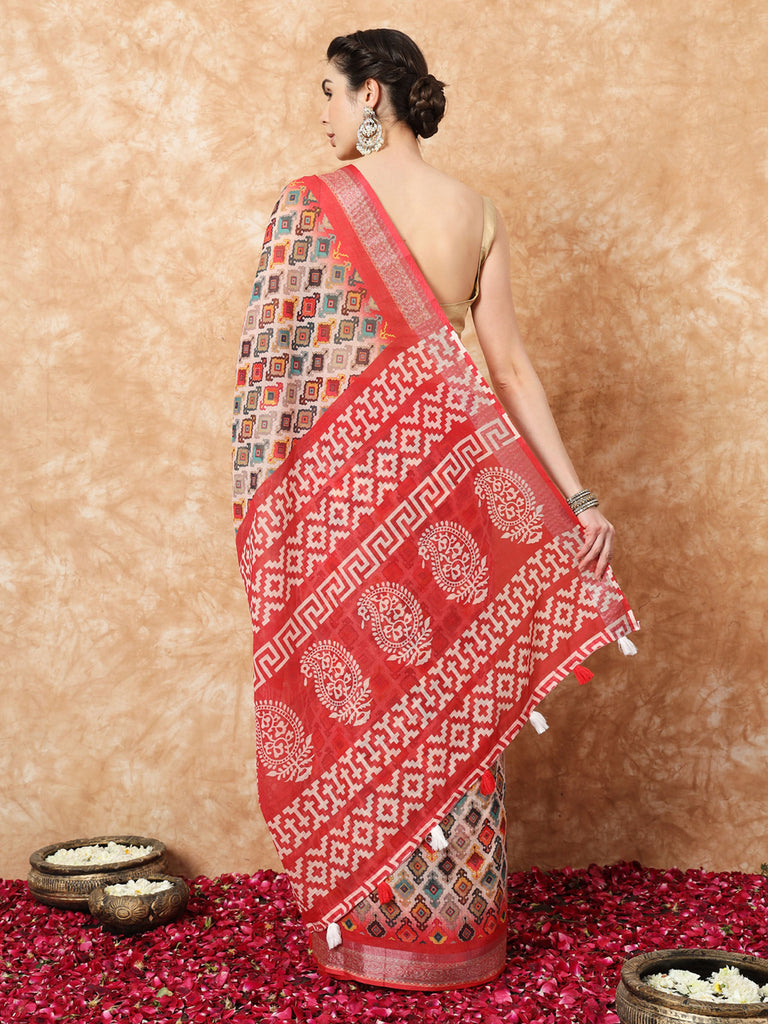 REETI- LINEN SAREE Linen Saree stylefables   