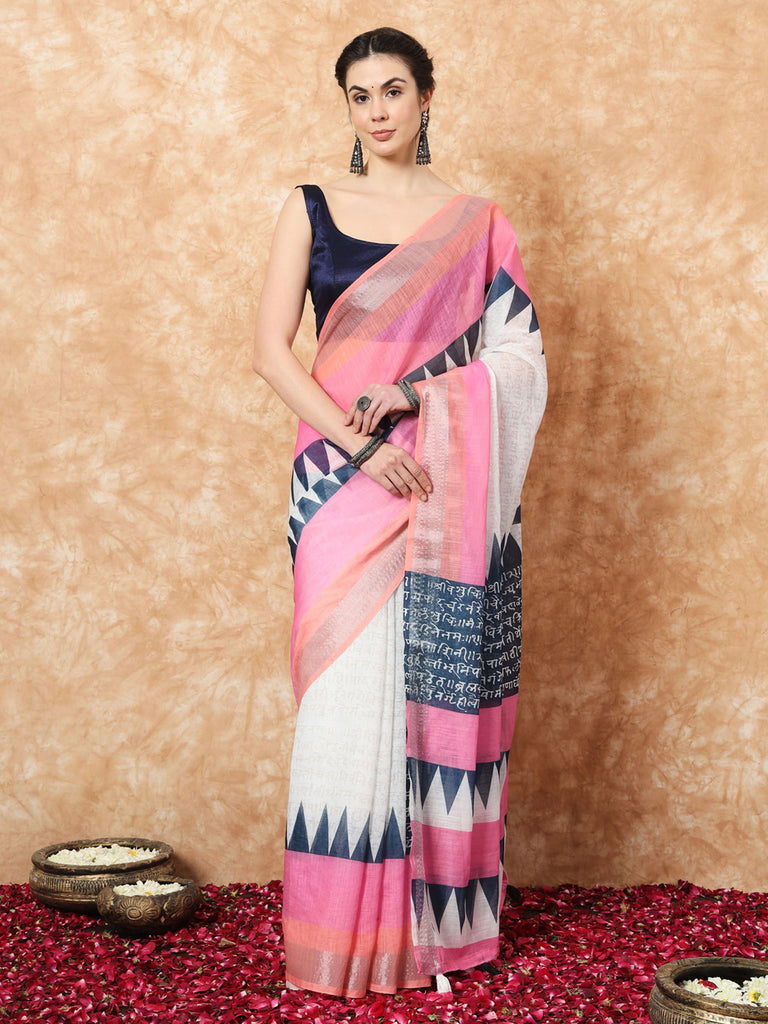 GOTHIC-LILEN SAREE Cotton Saree stylefables   