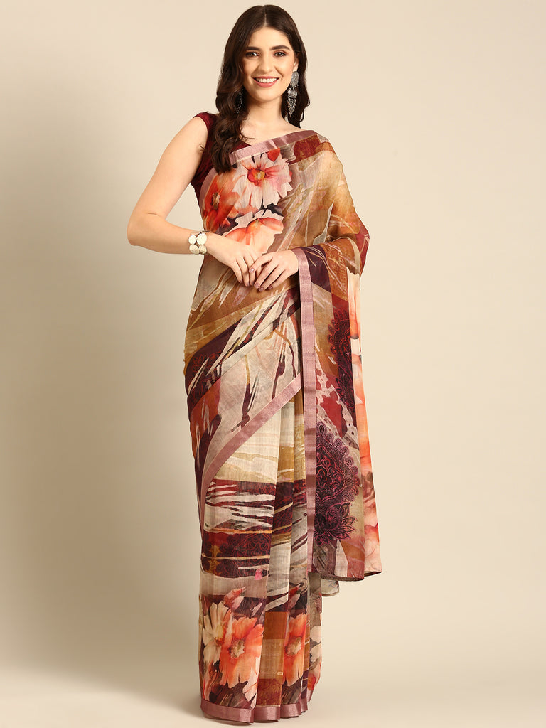 PHULJADI : Dusky Chanderi Saree Chanderi Saree stylefables   