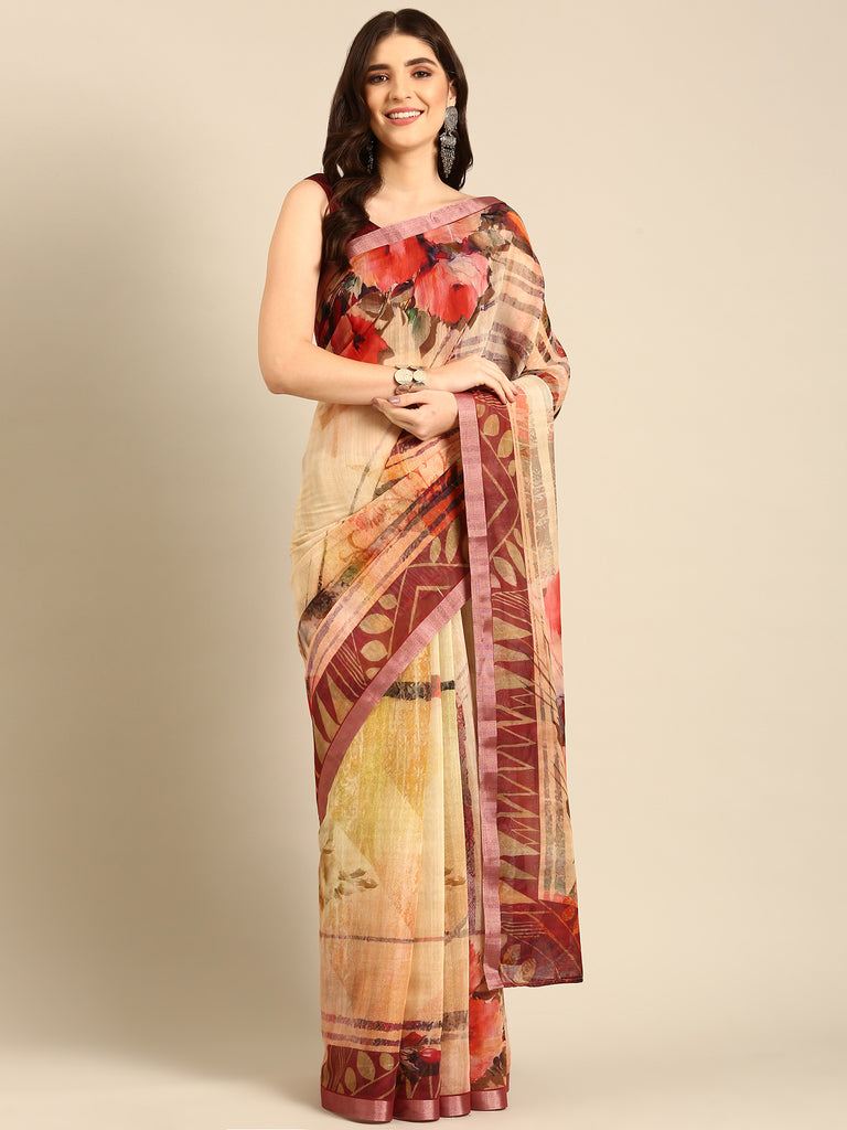 KRISHNAVI: Yellow Chanderi Saree Chanderi Saree stylefables   