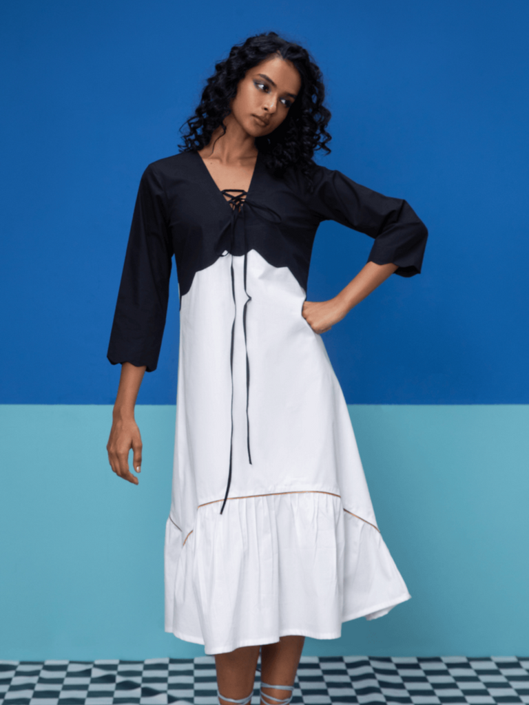 Fawn- Black Dress Dress stylefables