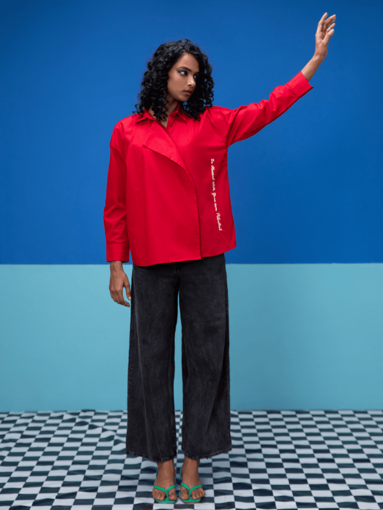 Vivid - Red Shirt Shirts stylefables