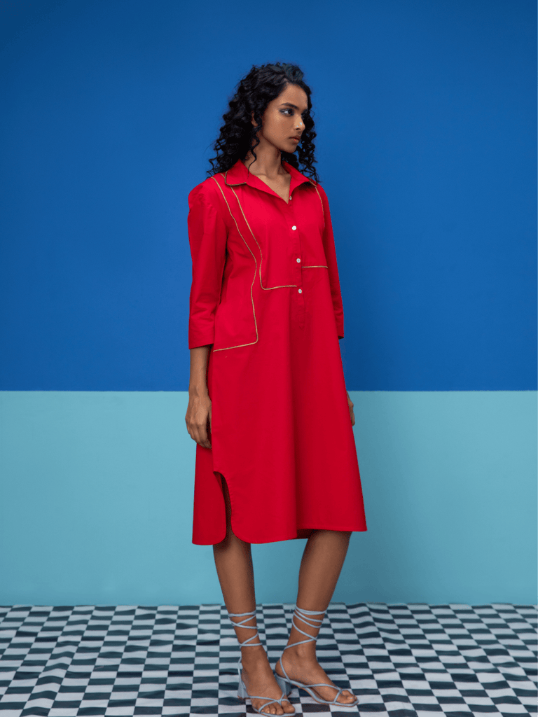Eunoia- Red Dress Pop Edit stylefables