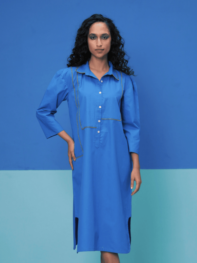 Eunoia- Blue Dress Dress stylefables