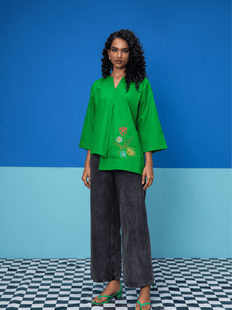 Whimsy- Green Shirt Shirts stylefables