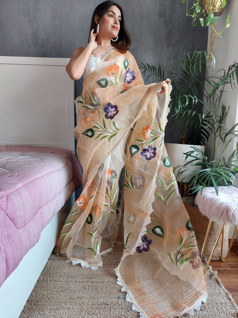 NRITYA Organza Saree stylefables   