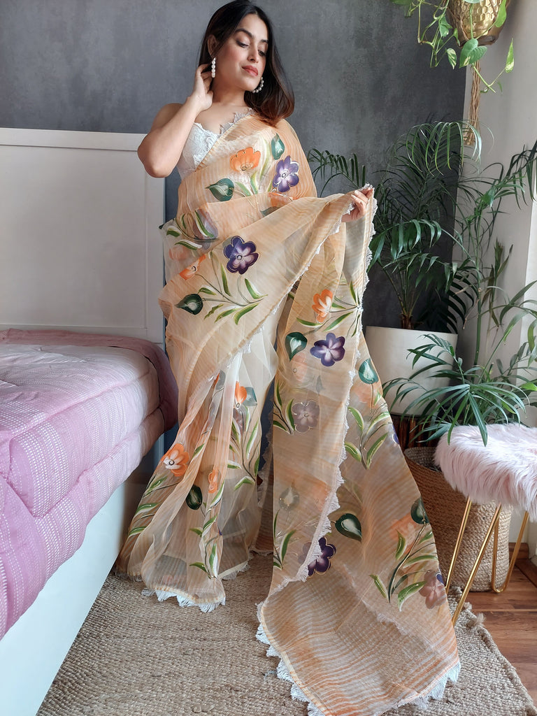 NRITYA Organza Saree stylefables   