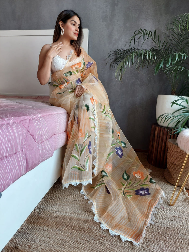 NRITYA Organza Saree stylefables   