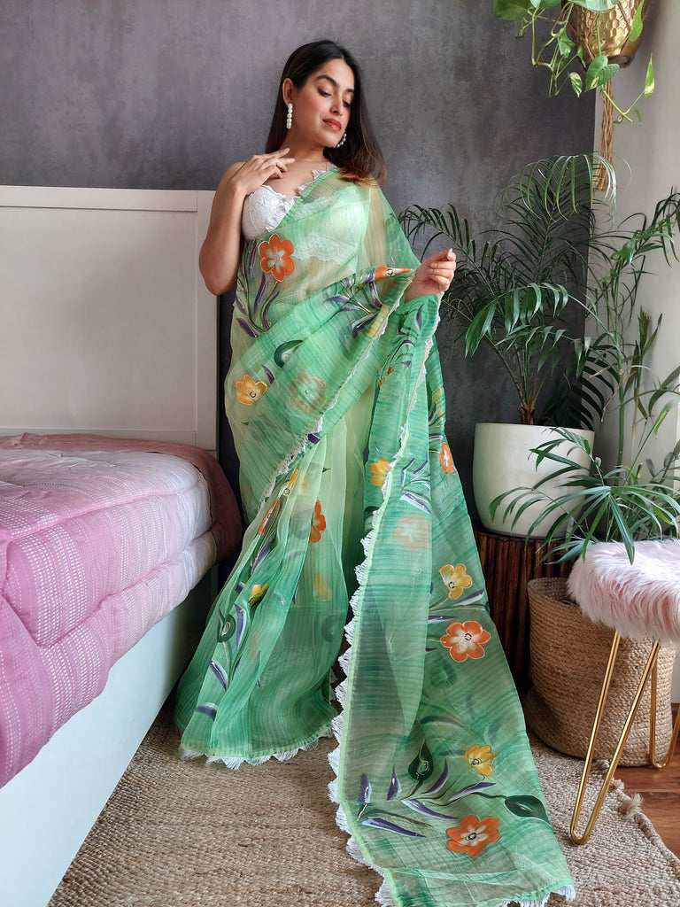 SIDDHI Organza Saree stylefables   