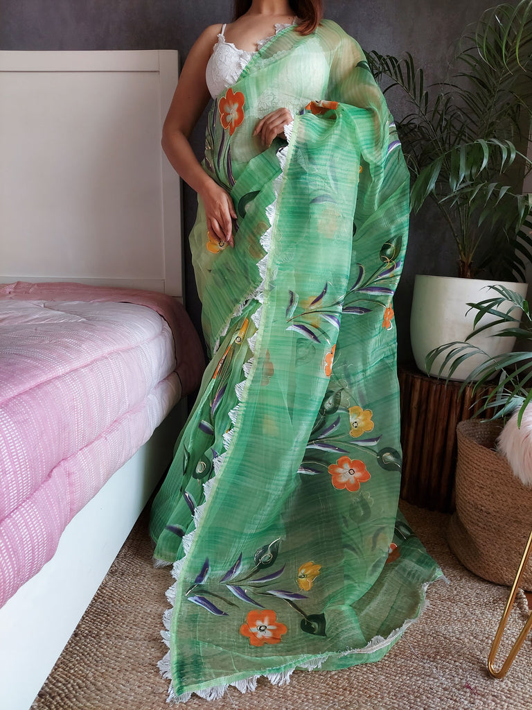 SIDDHI Organza Saree stylefables   