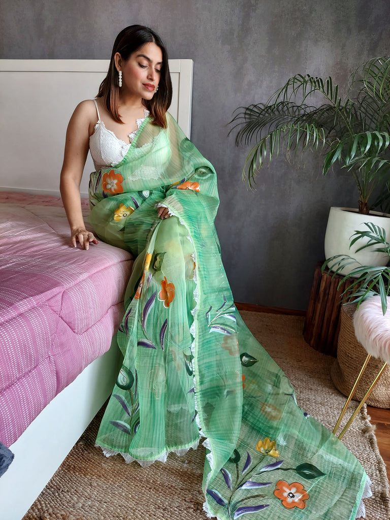 SIDDHI Organza Saree stylefables   