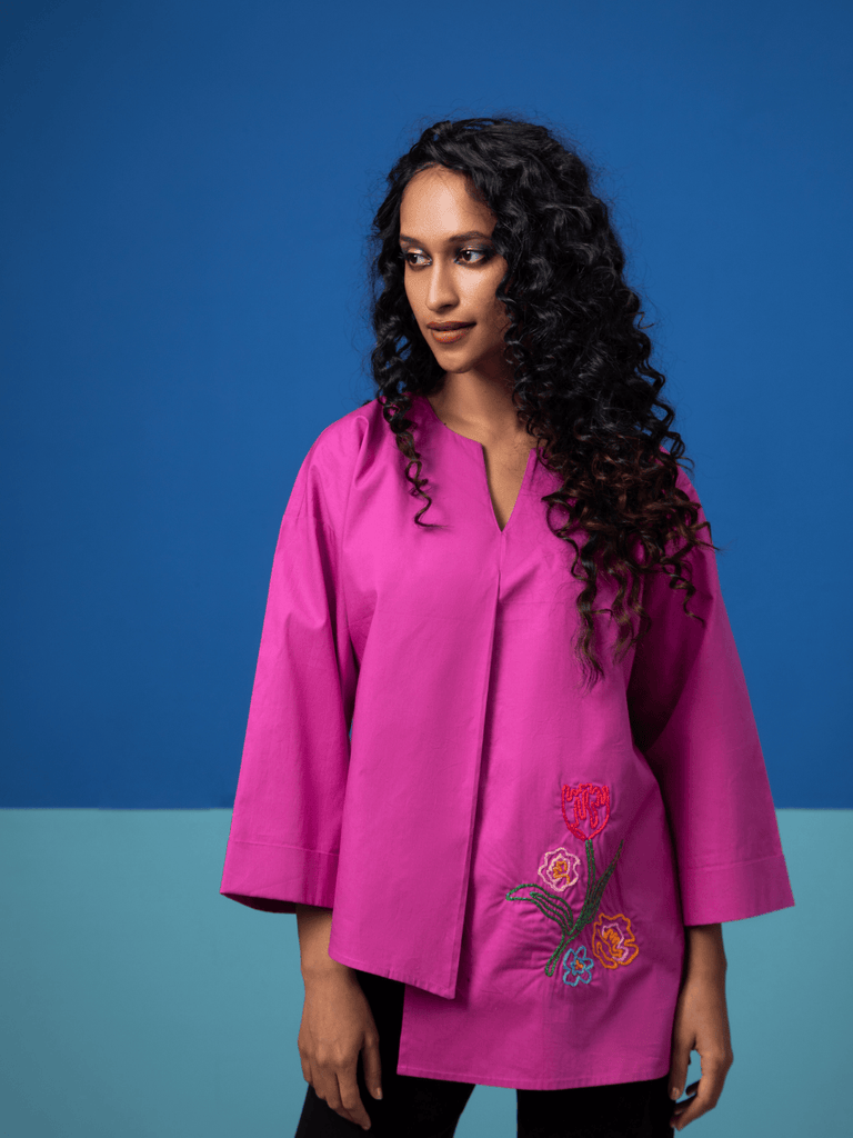 Whimsy- Pink Shirt Shirts stylefables