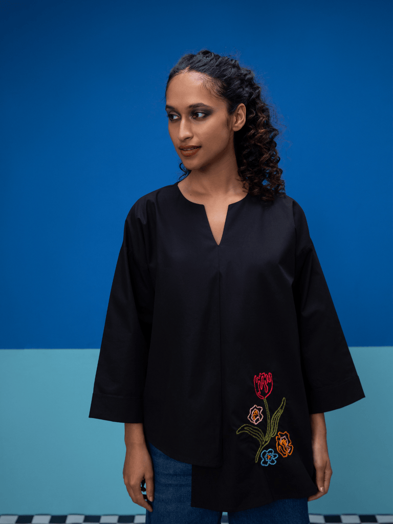 Whimsy- Black Shirt Shirts stylefables