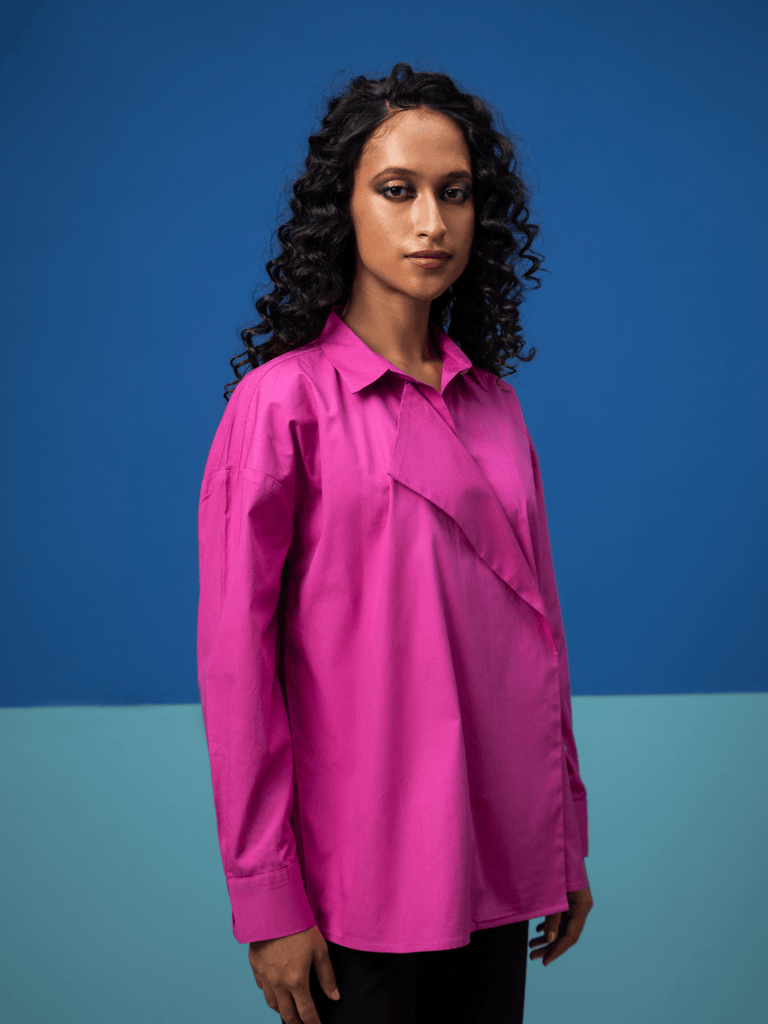 Vivid - Pink Shirt Shirts stylefables
