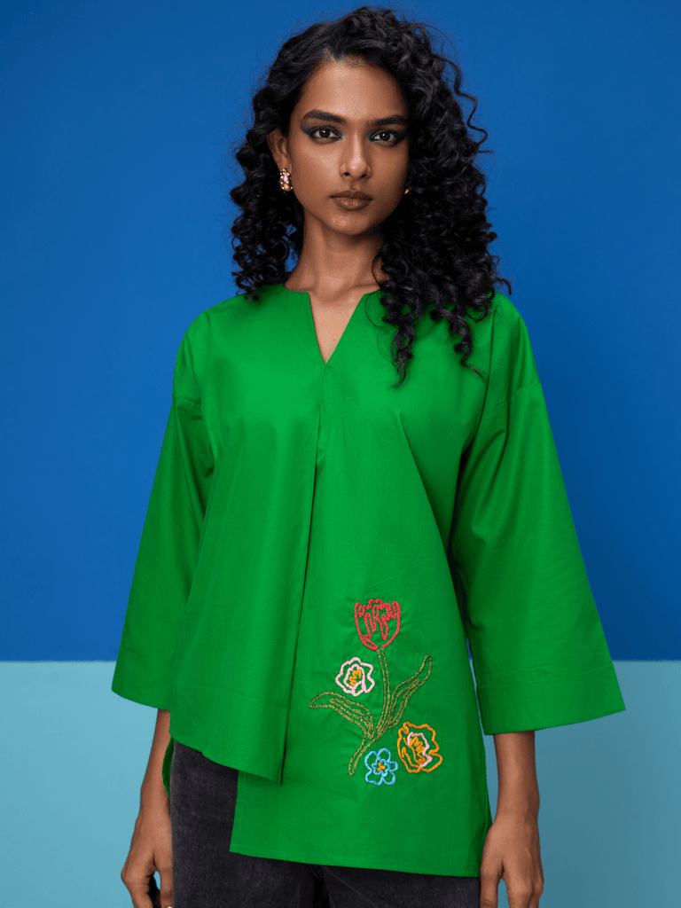 Whimsy- Green Shirt Shirts stylefables