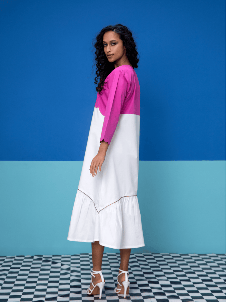Fawn- Pink Dress Pop Edit stylefables