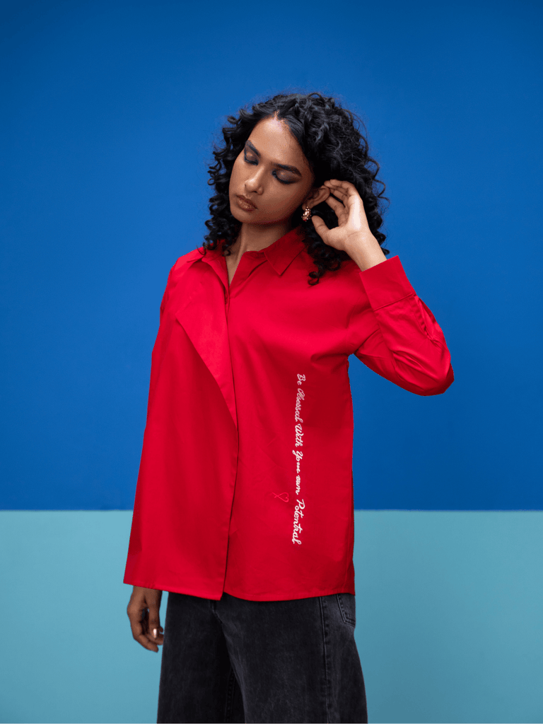 Vivid - Red Shirt Shirts stylefables