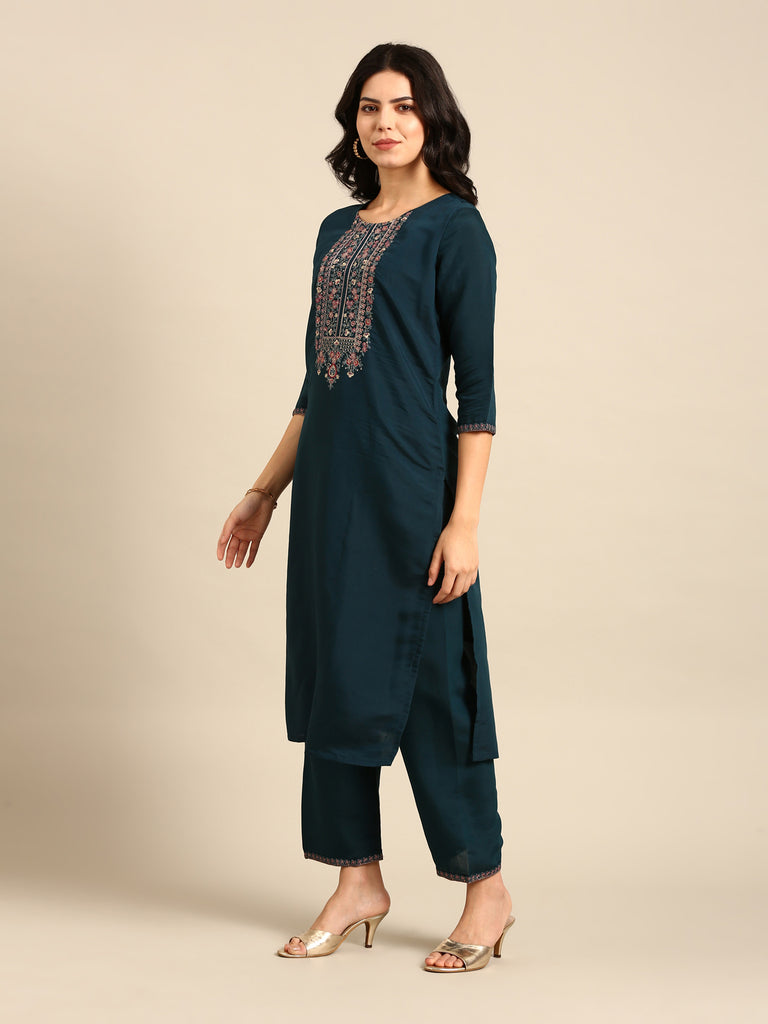 PAISLEY POSHAK- NAVY BLUE Ethnics Sets stylefables   