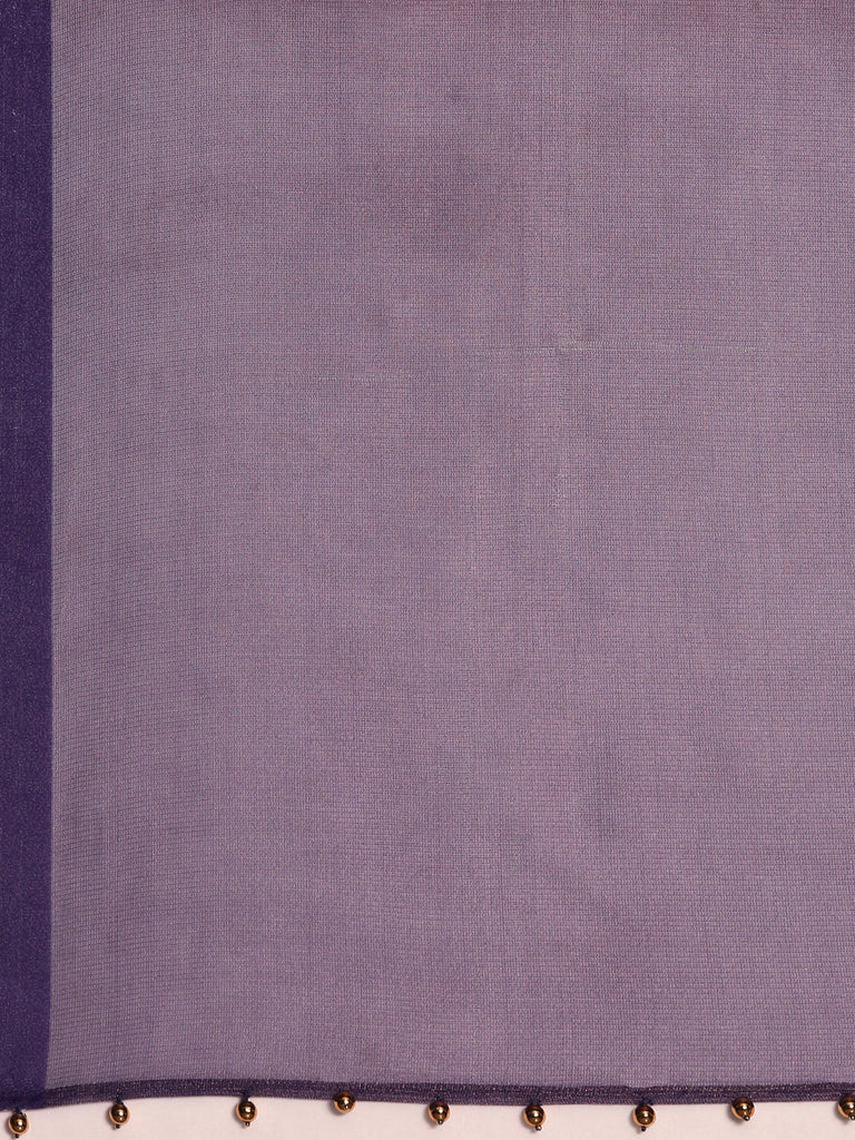 MADHURYA-PURPLE Tissue Zari Saree stylefables   