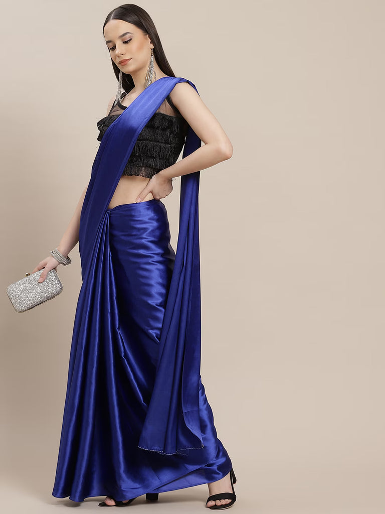 ELECTRIFY Satin Saree stylefables   