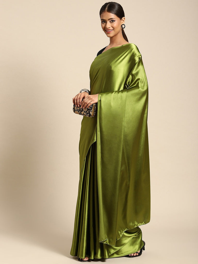 ROYAL CHIC Satin Saree stylefables   