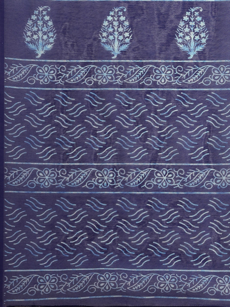 INDIGO LOVE Cotton Saree stylefables   