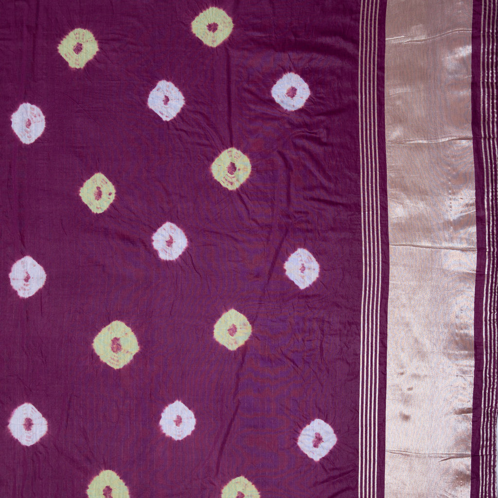 VIBRANT VERVE- WINE COTTON SAREE Cotton Saree stylefables   