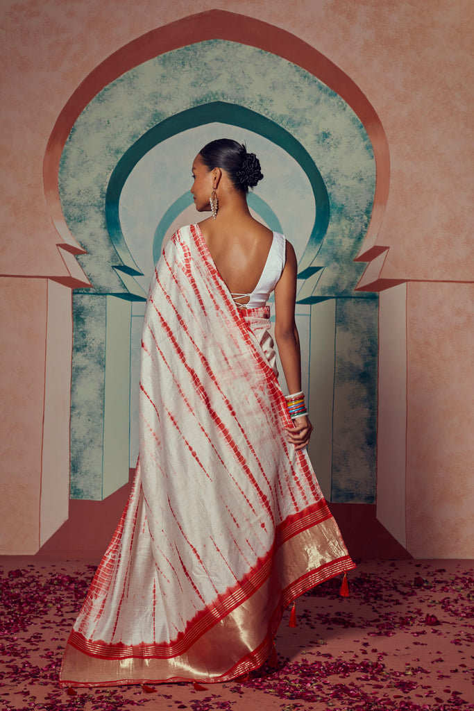 REGAL ROSE- RED COTTON SAREE Cotton Saree stylefables   