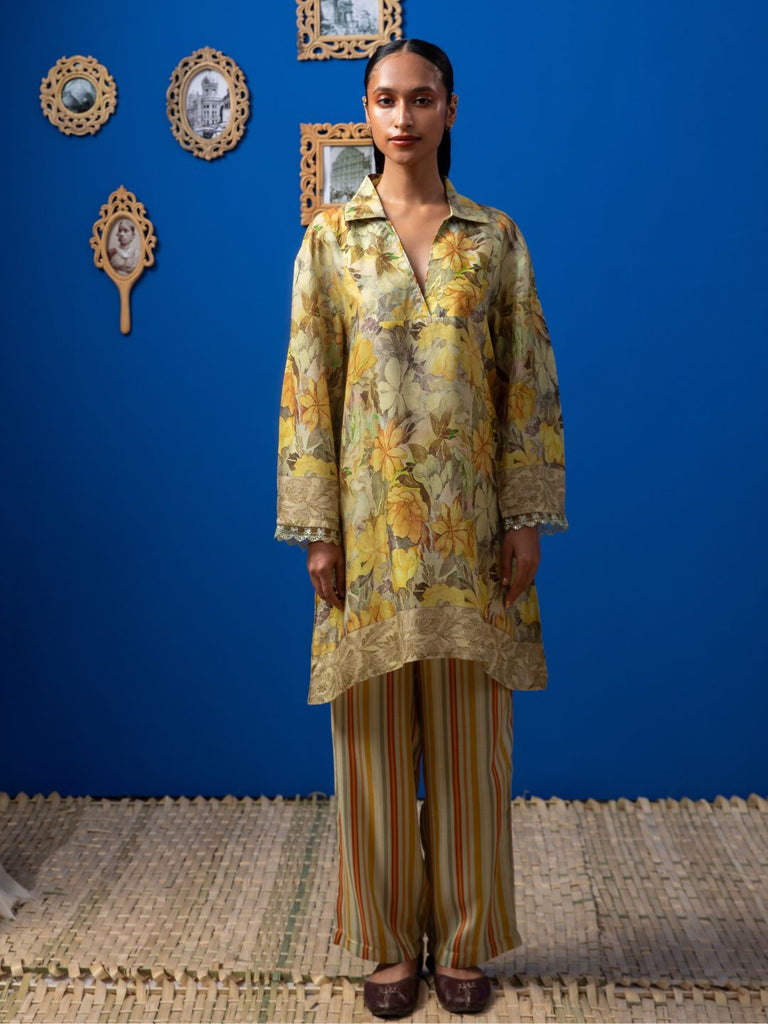 Silvia - Yellow Kurta Set Kurta Set stylefables