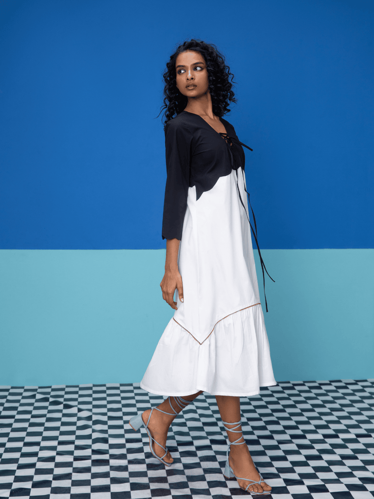 Fawn- Black Dress Dress stylefables