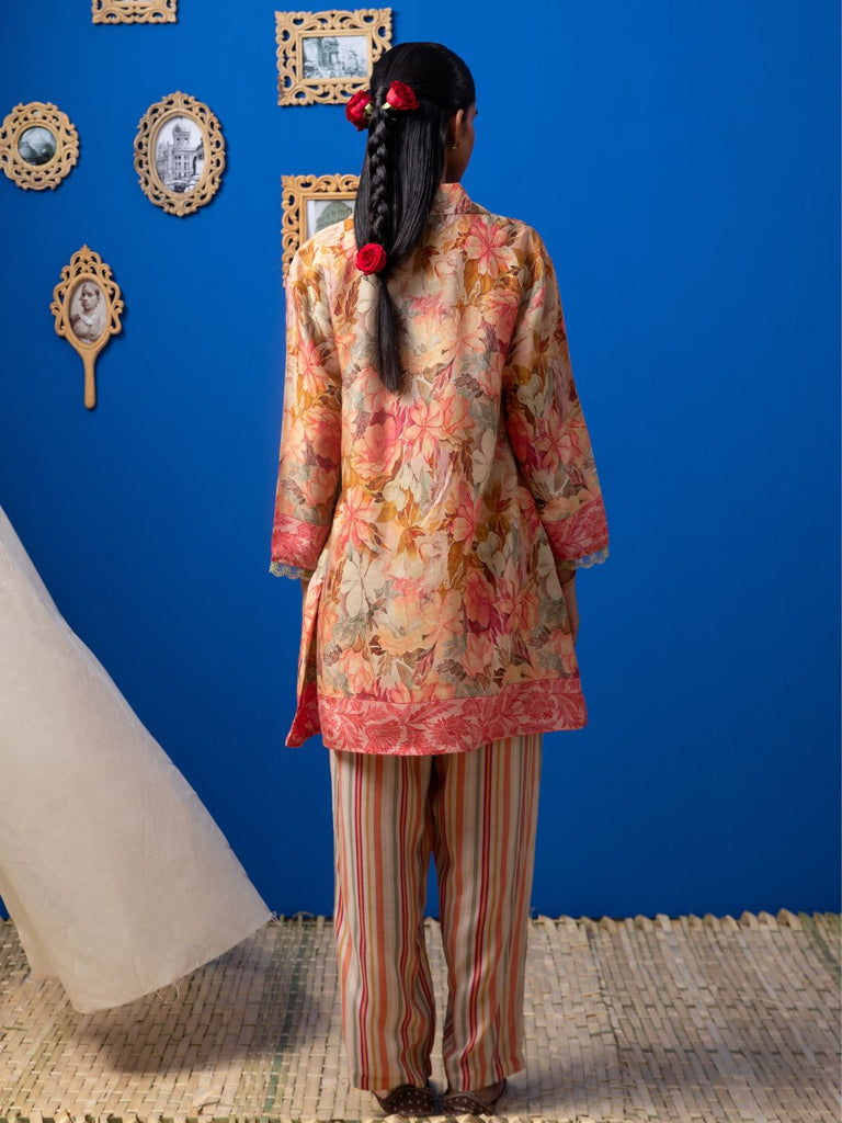 Silvia - Peach Kurta Set Kurta Set stylefables