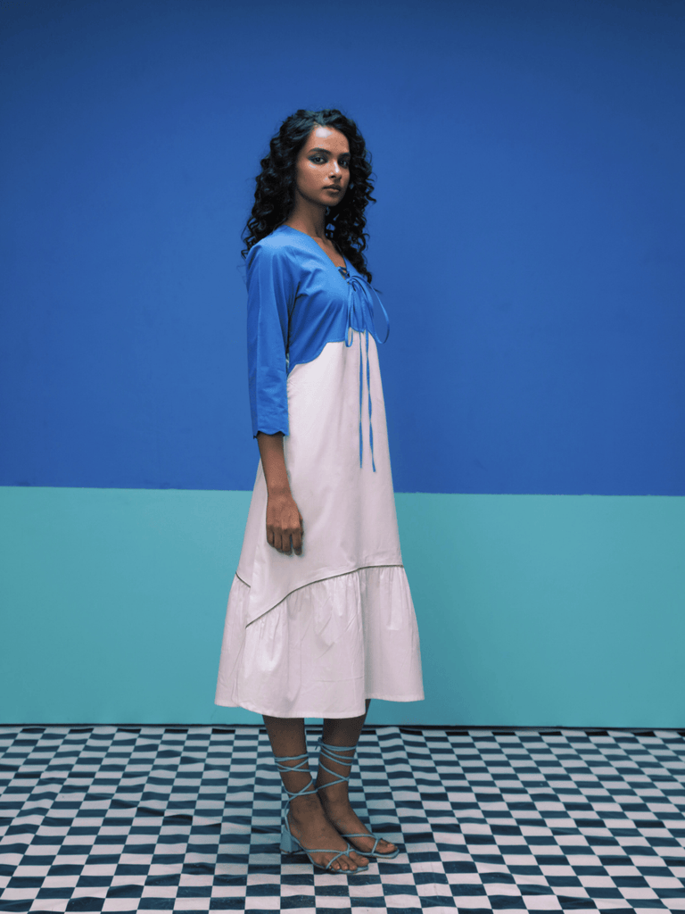 Fawn- Blue Dress Pop Edit stylefables