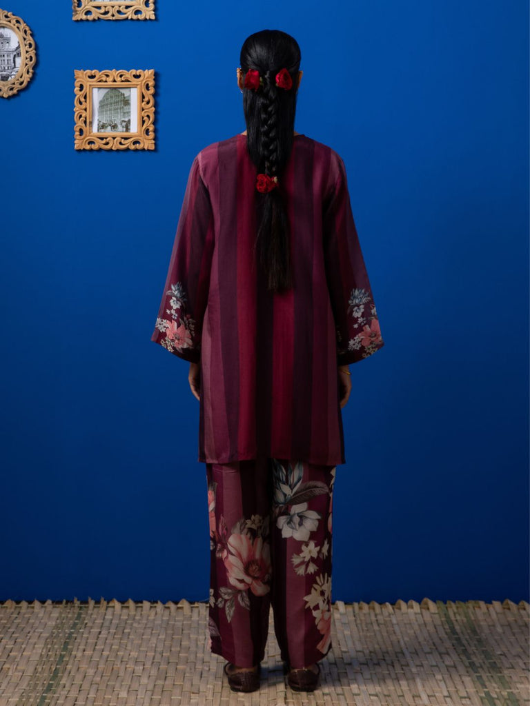 Madeliene - Maroon Kurta Set Kurta Set stylefables