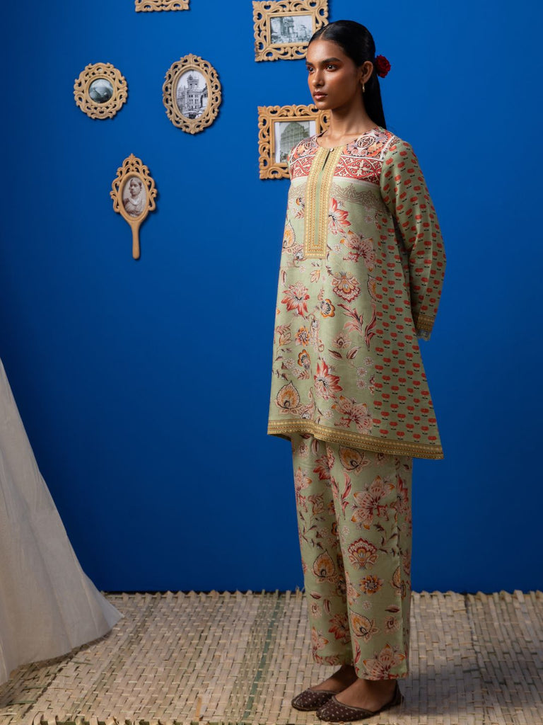 Sofia - Light Green Kurta Set Kurta Set stylefables