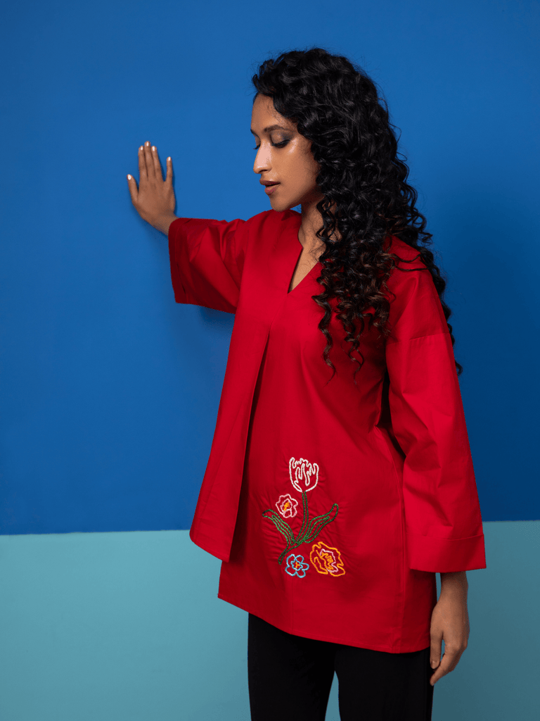 Whimsy- Red Shirt Shirts stylefables