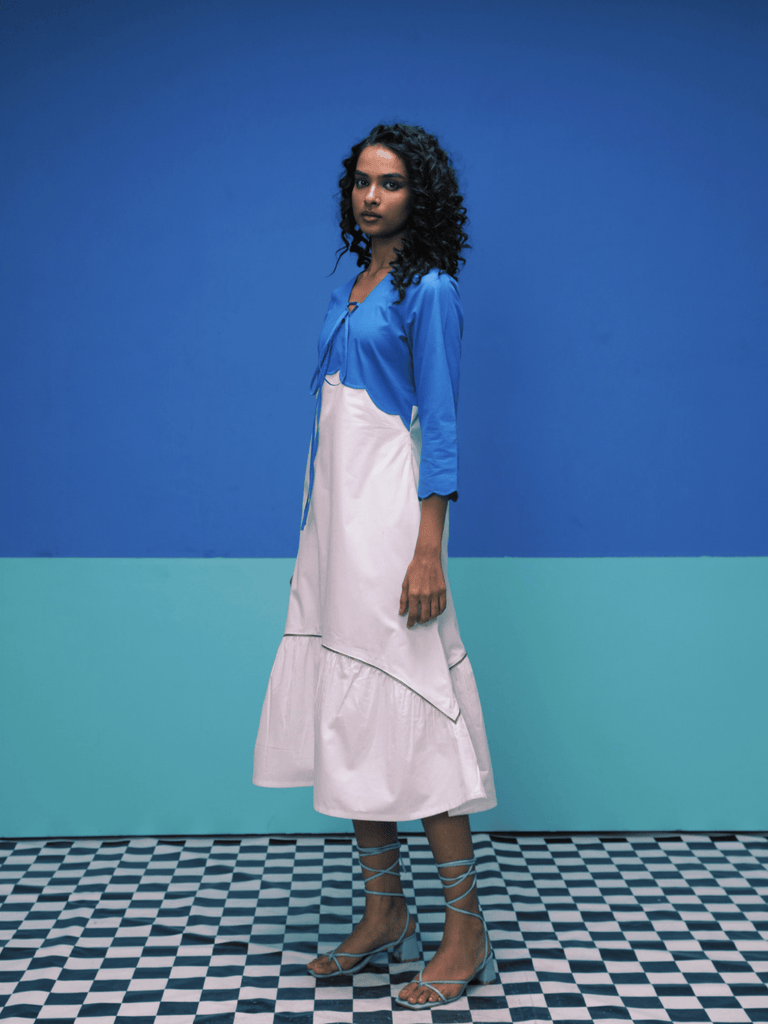 Fawn- Blue Dress Pop Edit stylefables