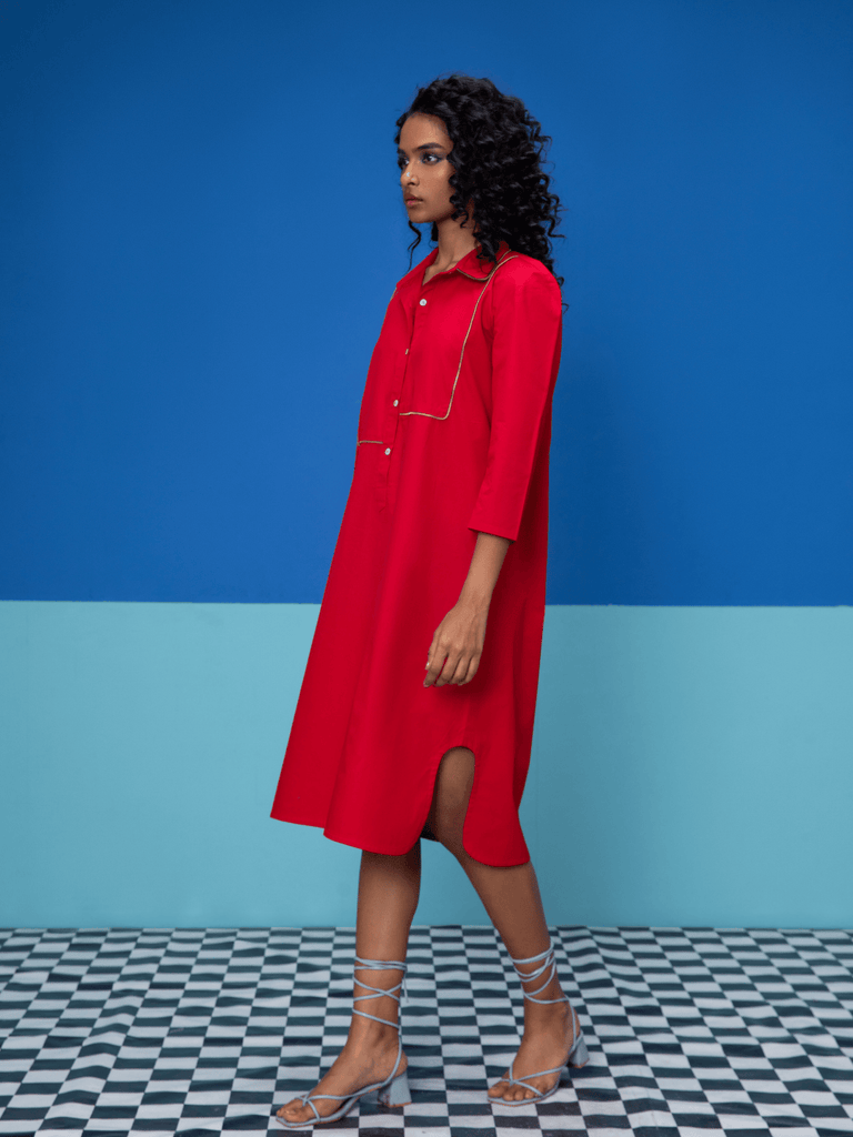 Eunoia- Red Dress Pop Edit stylefables