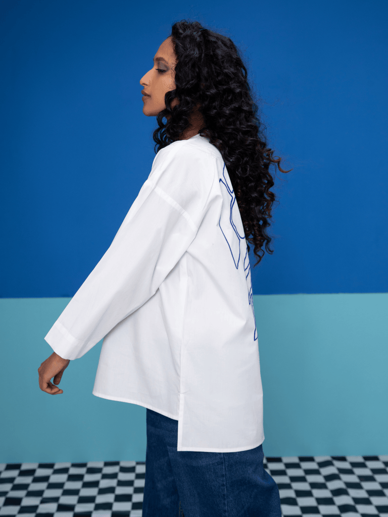 Frolic- Back White Shirt Shirts stylefables