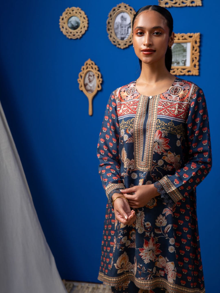 Sofia - Navy Kurta Set Kurta Set stylefables