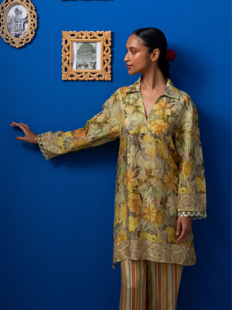 Silvia - Yellow Kurta Set Kurta Set stylefables