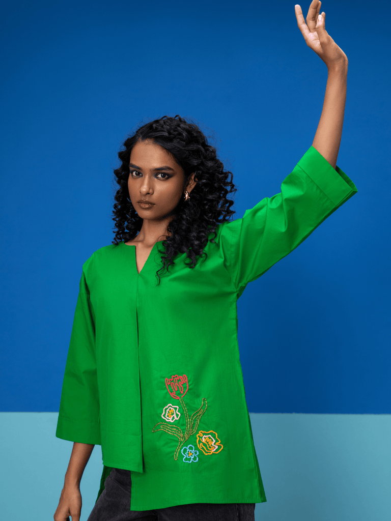Whimsy- Green Shirt Shirts stylefables