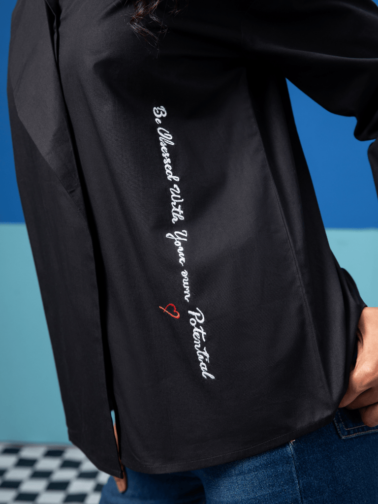 Vivid - Black Shirt Whimsical You stylefables