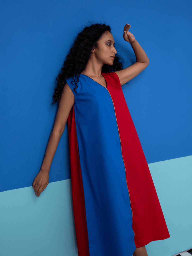 Thistle- Blue Dress Pop Edit stylefables