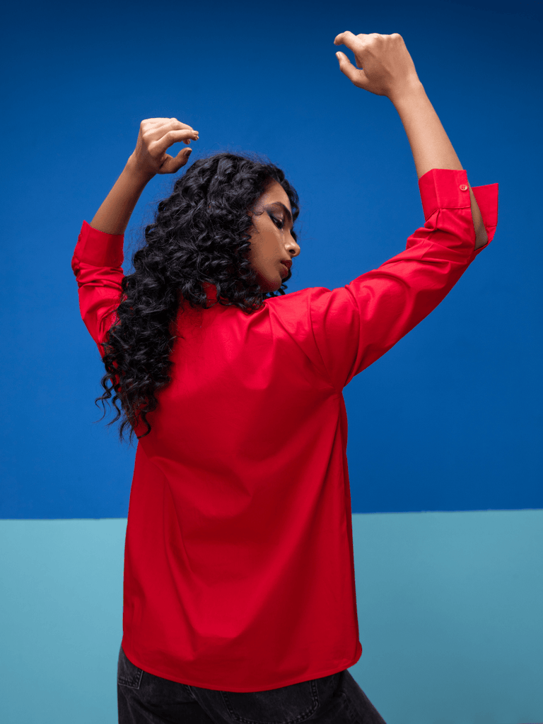 Vivid - Red Shirt Shirts stylefables