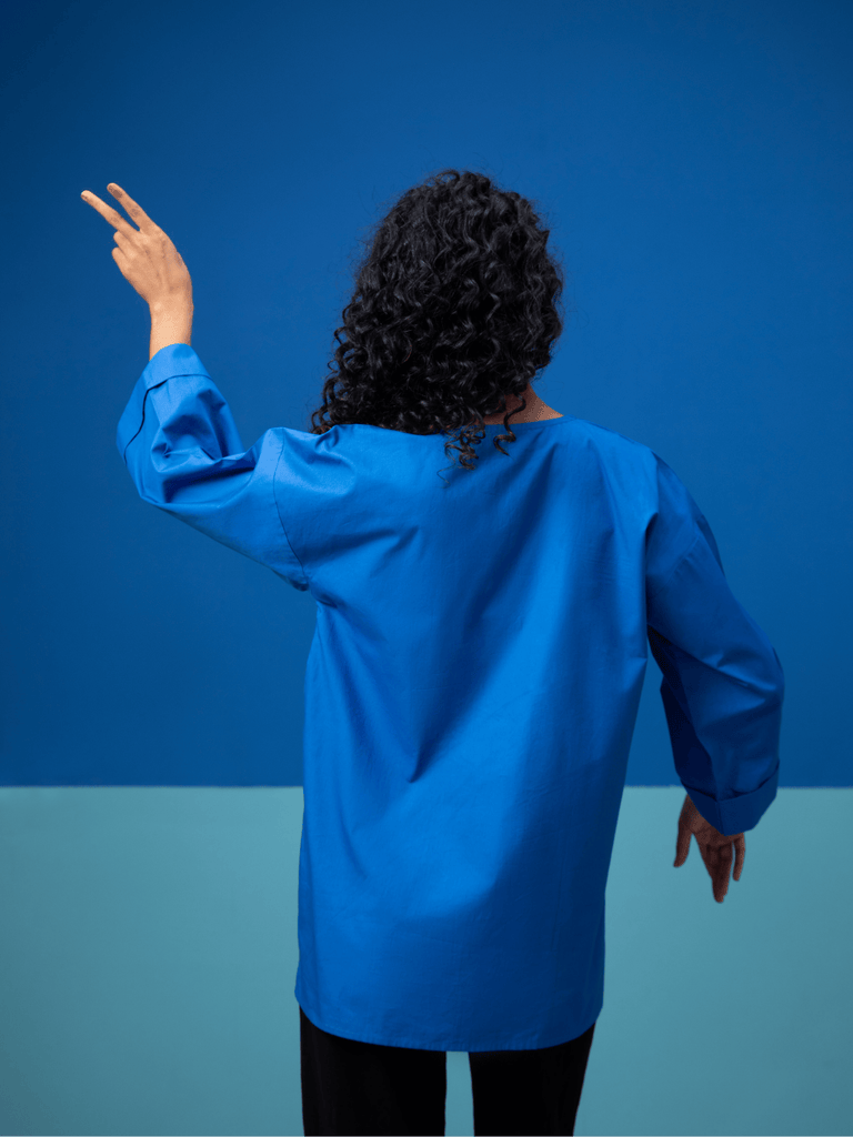 Whimsy- Blue Shirt Shirts stylefables