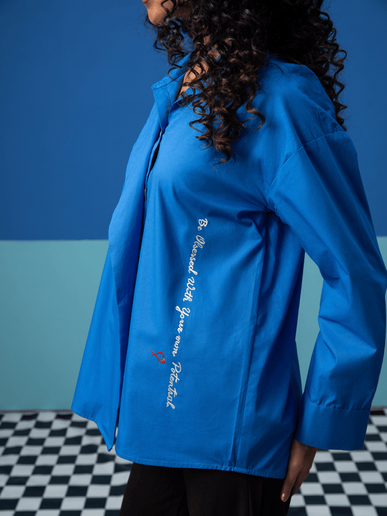 Vivid - Blue Shirt Whimsical You stylefables