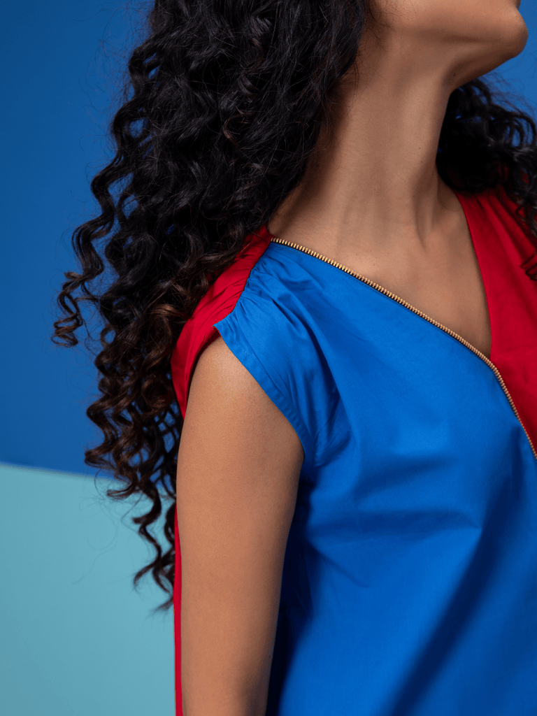 Thistle- Blue Dress Pop Edit stylefables